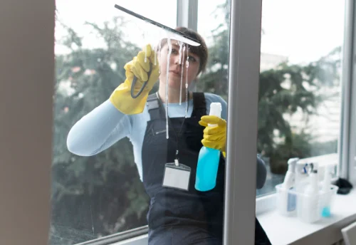 Nettoyage de vitres intérieures et extérieures à Hauteville-sur-Mer